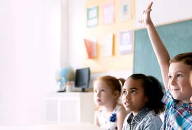 Children at school private schools in Dubai