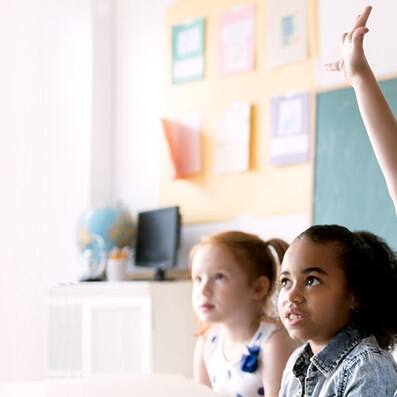 Children at school private schools in Dubai